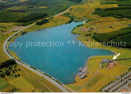 Losheim See Fliegeraufnahme See Restaurant Losheim