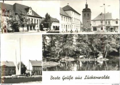 Luckenwalde Bahnhof Turm Denkmal x 1978