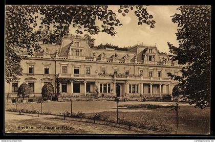 AK Ludwigsfelde, Eingangsportal vom Schloss Siethen