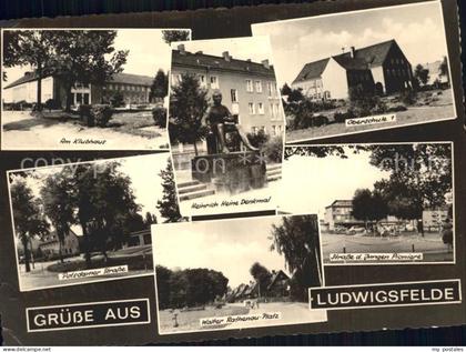 Ludwigsfelde Oberschule Heinrich Heine Denkmal Klubhaus