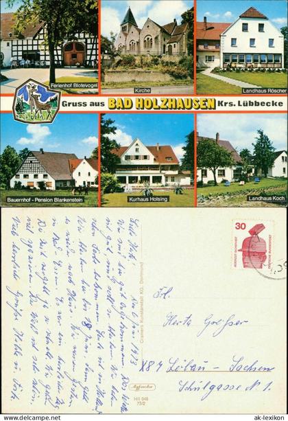 Lübbecke (Westfalen) Bad Holzhausen u.a. Landhaus Röscher uvm. 1973