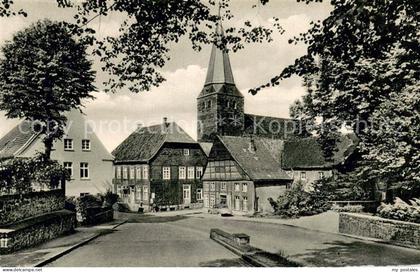 Luebbecke Westfalen Blick auf die Kirche