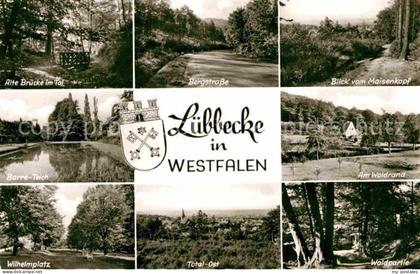 Luebbecke Westfalen Maisenkopf Bergstrasse Barre-teich Wilhelmplatz