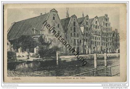 Lübeck - Alte Lagerhäuser an der Trave - Feldpost