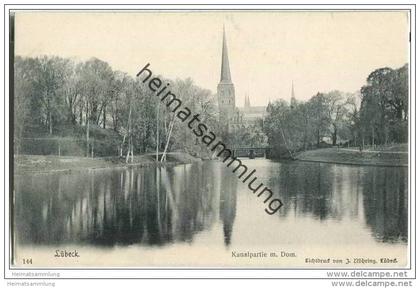 Lübeck - Dom - Kanal