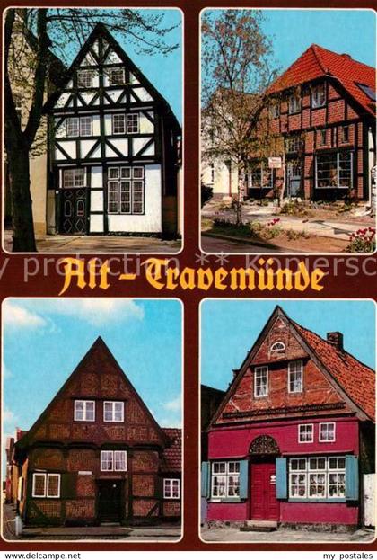 Travemuende Ostseebad Altstadt Fachwerk