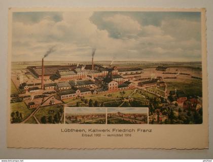 Kaliwerk Friedrich Franz - Lübtheen , ca. 1920 , Mecklenburg AK , Ansichtskarte