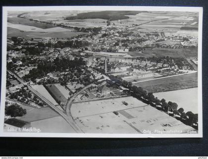 Brauerei Lübz i.M. - Fliegeraufnahme , 1940 , Ansichtskarte , CPA , AK !!
