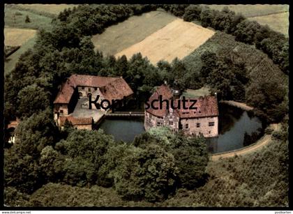 ÄLTERE POSTKARTE LÜDINGHAUSEN BURG VISCHERING LUFTBILD FLIEGERAUFNAHME Wasserburg castle chateau Ansichtskarte postcard