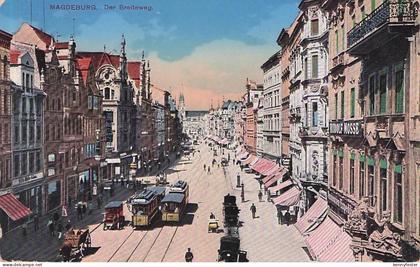 Magdeburg Breiteweg Strassenbahn Magdeburg Stadtkreis