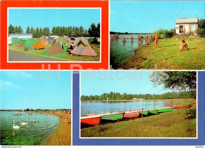Naherholungsgebiet Barleber See - Kr Wolmirstedt - camping - boat - multiview - Germany DDR - unused