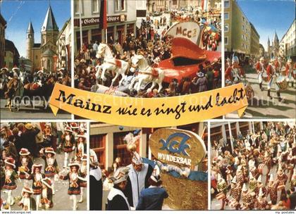 Mainz Rhein Karneval Umzug Teilansichten
