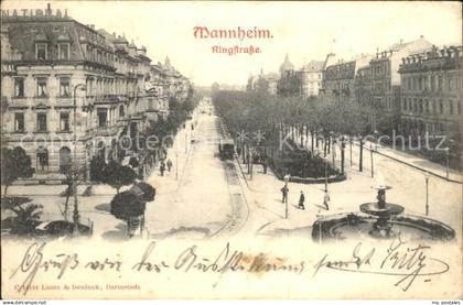 Mannheim Ringstrasse Brunnen