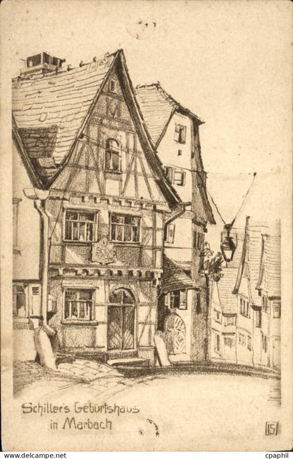 CPA Schillers Geburtshaus In Marbach