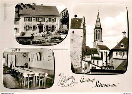 Markdorf Bodensee Gasthof zum Schwanen Gaststube Kirche