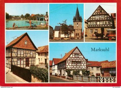 Marksuhl Freibad Markt Kirche Gasthaus-Deutsches-Haus Fachwerkhaus Hirtgasse Kro