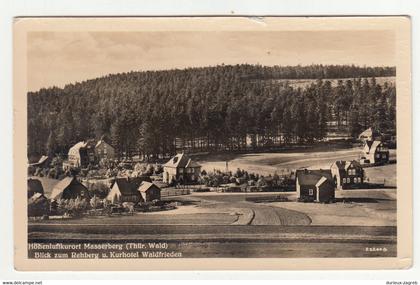 Masserberg old postcard posted 1958 Masserberg special pmk b230205