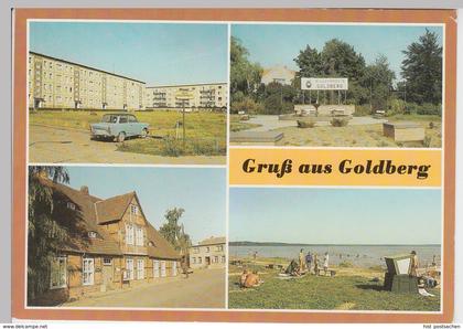 (102549) AK Goldberg (Meckl.), Mehrbildkarte 1990