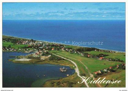 Hiddensee Insel Hiddensee Fliegeraufnahme mit Blick auf Vitte