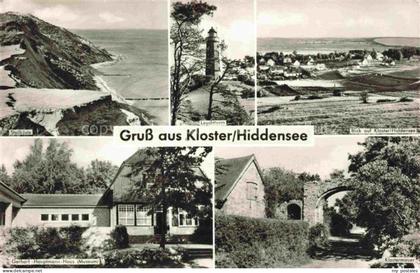 Hiddensee Insel Hiddensee Steilkueste Kloster Hiddensee Leuchtturm Gerhart Haupt