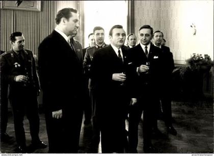 Set von 19 Fotos Wismar politische Empfänge