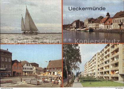 Ueckermuende Mecklenburg Vorpommern Karl Marx Platz Hafen Neubaugebiet