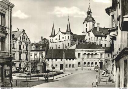 Meerane Teilansicht Kirche