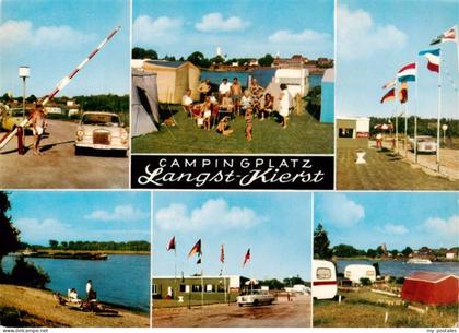 Langst-Kierst Campingplatz Eingang Badesee Teilansichten