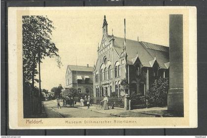 Germany Deutschland o 1912 MELDORF Museum Dithmarscher Altertümer