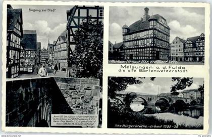 Melsungen Fulda Melsungen Buergerbruecke *