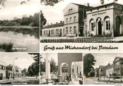 Michendorf Hertha See Bahnhof Potsdamer Strasse Autobahngaststaette Schmerberger