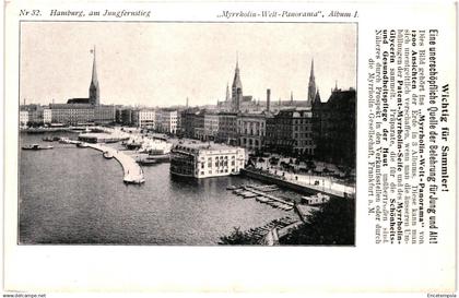 CPA  Carte postale  Germany Hambourg am Jungfernstieg  début 1900 VM95798