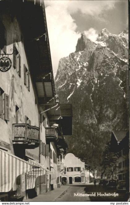 Mittenwald Bayern Mittenwald Hochstrasse