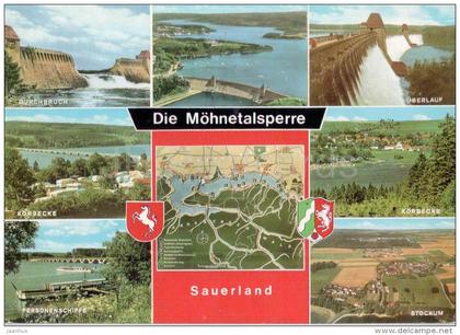 Die Möhnetalsperre - Durchbruch - Überlauf - Körbecke - Stockum - Germany - 1977 gelaufen