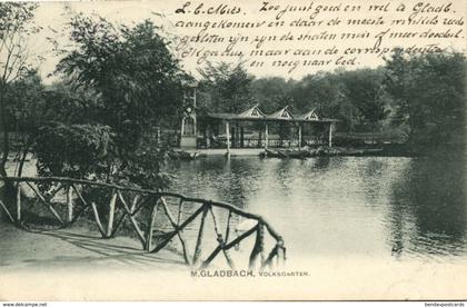MÖNCHENGLADBACH, Volksgarten (1906) AK