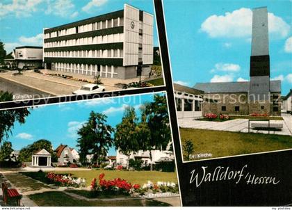 Walldorf Hessen Rathaus Ehrenmal Ev Kirche