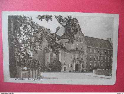 Carte    Allemagne  Moers    Amtsgericht  1952  Edifice Institut Monument