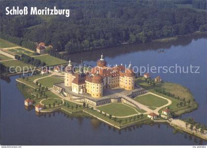 Moritzburg Sachsen Fliegeraufnahme Schloss Moritzburg