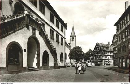 Mosbach Baden Rathaustreppe
