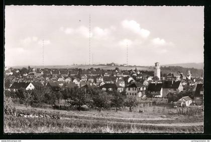 AK Mühlacker /Wttbg., Ortsansicht von einem Berg aus
