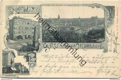 Mühldorf am Inn - Warenhaus A. Daxenberger - Verlag D. Geiger Mühldorf - gel. 1900
