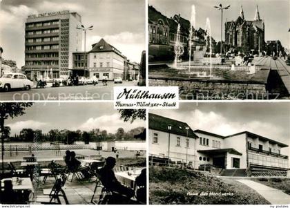 Muehlhausen Thueringen Hotel Stadt Muehlhausen Wilhelm Pieck Platz Am Schwanente