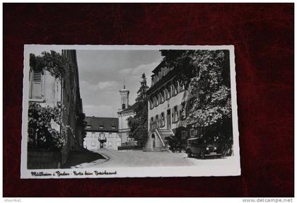 26-9-1949 SECTEUR POSTAL 359 EN ALLEMAGNE DEUTSCHE  MULHEIM A BADEN -BADE WURTEMBERG  PARTIE BEIM BEZIRKSAMT
