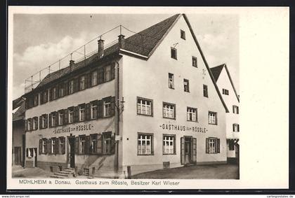 AK Mühlheim / Donau, Gasthaus Zum Rössle von Karl Wieser