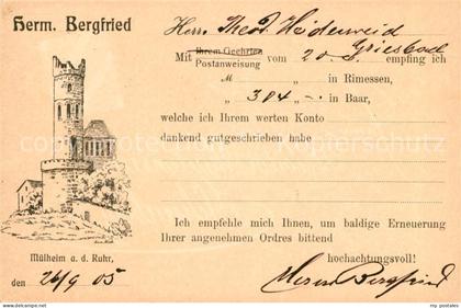 Muelheim Ruhr Herm Bergfried