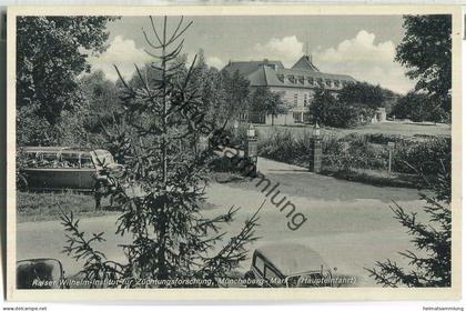 Müncheberg - Kaiser Wilhelm Institut für Züchtungsforschung - Omnibus - Verlag W. Meyerheim Berlin 1937