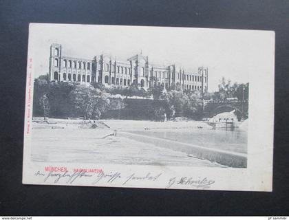 AK Bayern München um 1900  Maximilianeum. Verlag von Reiner & Lippacher, München No 13