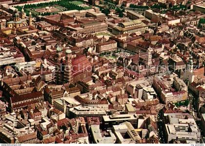 Muenchen Fliegeraufnahme City