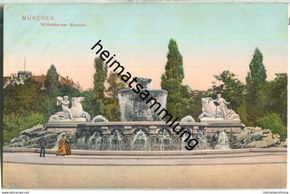 München - Wittelsbacher Brunnen - AK ca. 1910 - Verlag S. Bick München