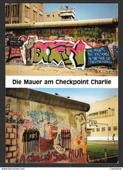 Germany - Berlin - Die Mauer am Checkpoint Charlie Berlin Wall Graffiti